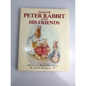Tales Of Peter Rabbit & His Friends Hardcover Beatrix Potter 1984 Chatham VTG